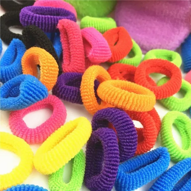 Small hair rubber bands - 100 pcs