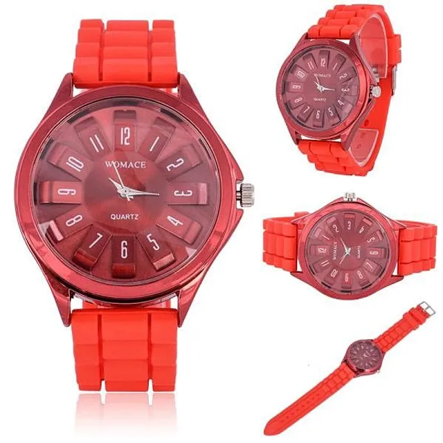Unisex watch with silicone tape Joley - 5 colors
