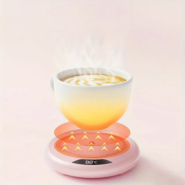 Multifunctional USB cup heater with intelligent temperature control