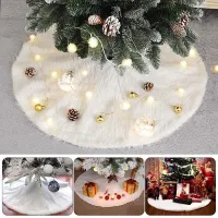 White Christmas skirt under the Christmas tree