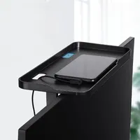 Multifunctional shelf for monitor or TV - with edge