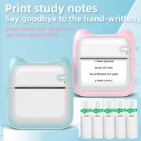 Mini Photo Printer for iPhone/Android: Portable Thermostiskarn 1000 mAh