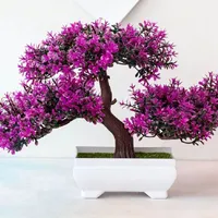 Artificial bonsai in a pot