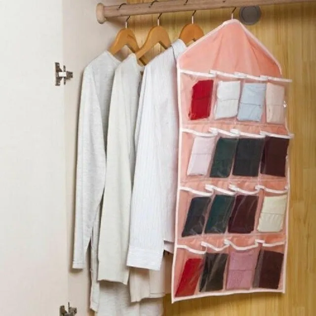 Hinged lingerie organizer