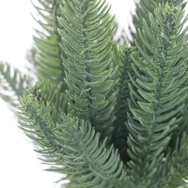 Artificial green pine branches