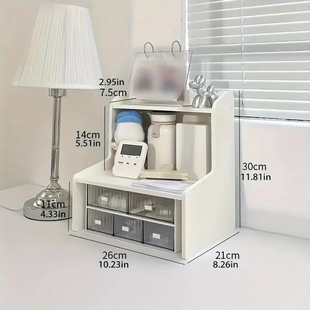 Storage desk stand - Office organizer for home office