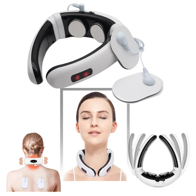 Circle neck massage apparatus with infrared heating