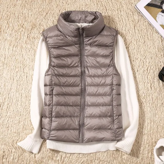 Beautiful ladies lightweight down vest