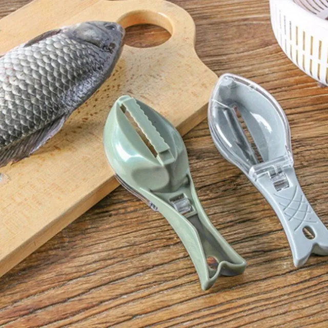 Innovative hand tool for removing fish scales with cover