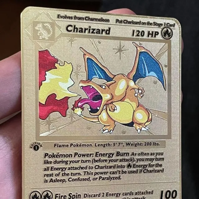 Zberateľská karta Pokémon - kovová