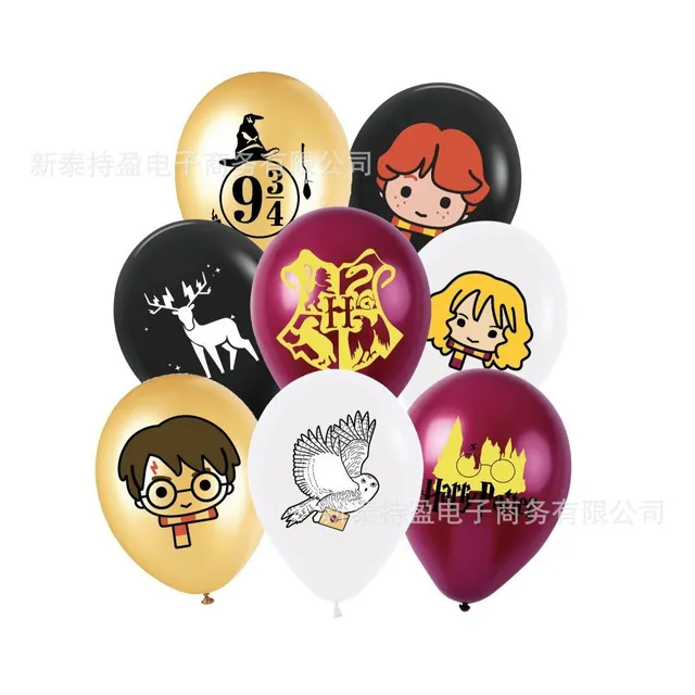 Party balloons with Harry Potter theme 12pcs balloon D