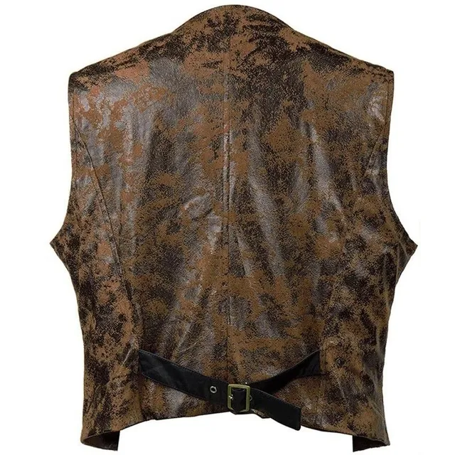 Men's leather vest Randy