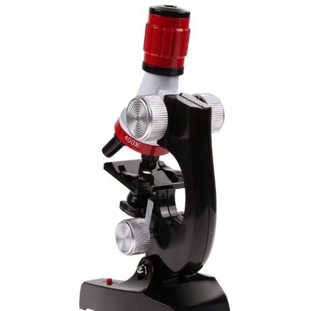 Children's microscope with equipment