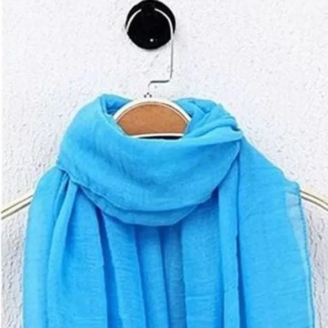 Ladies cotton scarf - 8 colours