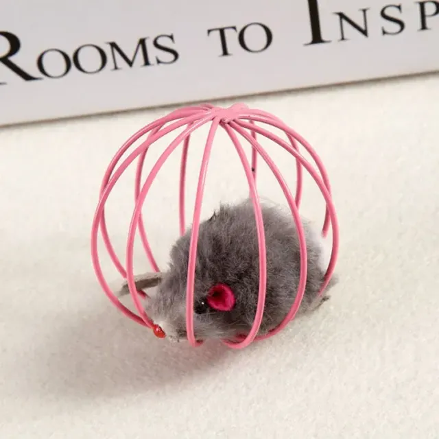 Interaktywny drapacz z myszką dla kotów