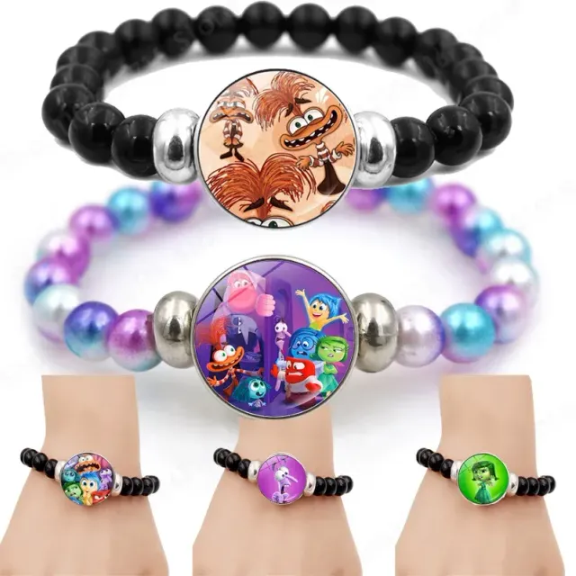 Colorful baby bead bracelet with pictured figure from a fairy tale In the head 2 - Inside Out 2