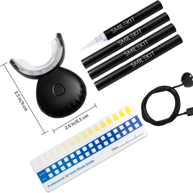 White smiles at your fingertips: Wireless Whitening Kit with LED acceleration for home use