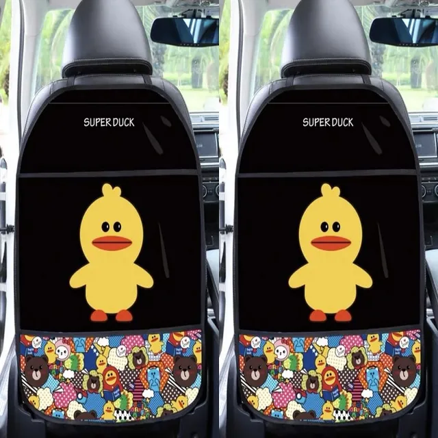 Waterproof car seat protector with cute motifs - 1 or 2 pieces