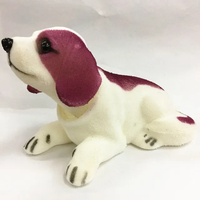 Autó baba Husky Beagle St. Bernard Shake Head Dog Decoration Autó belső dekoráció Aranyos kreatív ajándék asztaltető dísz