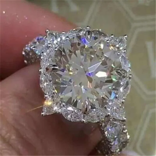 Bague élégante pour femme avec pierre | Bague de fiançailles