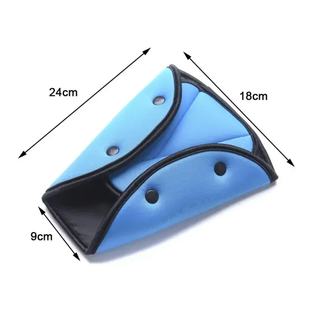 Triangle holder for adjustment of safety belt for children - Two colours