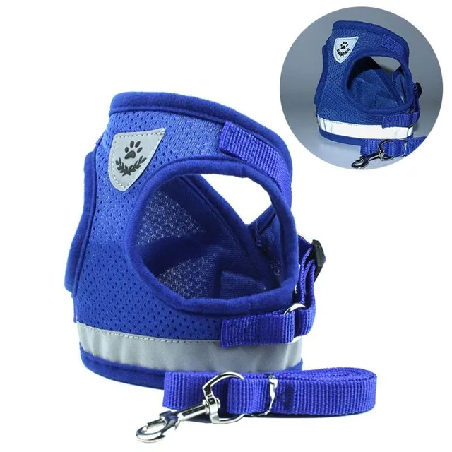 Breathable harness for dogs Blue M