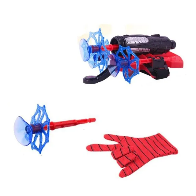 Štýlové rukavice Spider-Man s vystreľovacími hrotmi