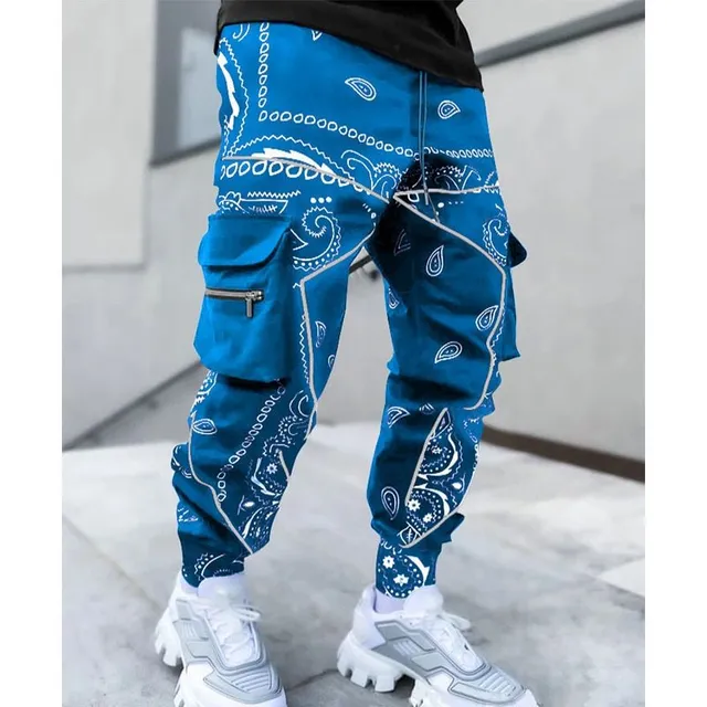 Pantaloni cargo de lux pentru bărbați Bandana