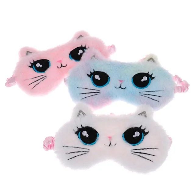 Cute eye mask with Topsy cat motif