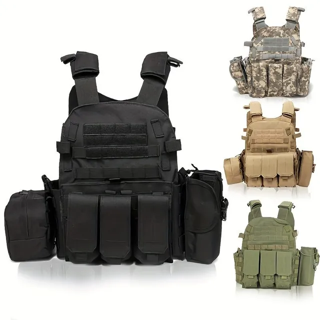 Tactical hunting vest: Ammo, Airsoft, Paintball - Maximum equipment