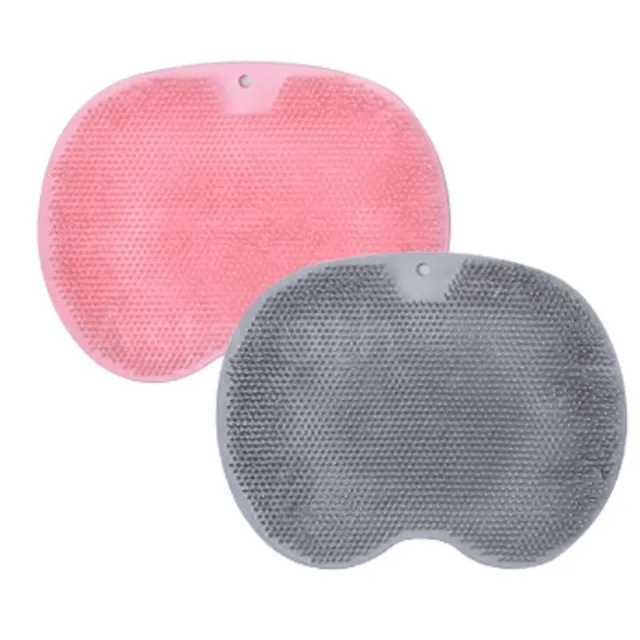 2pcs Foot Washing Brush Silicone Bath Massage Foot Pad Shower Massage Bathroom Non-Slip Anti-Slip Foot Washing Pad