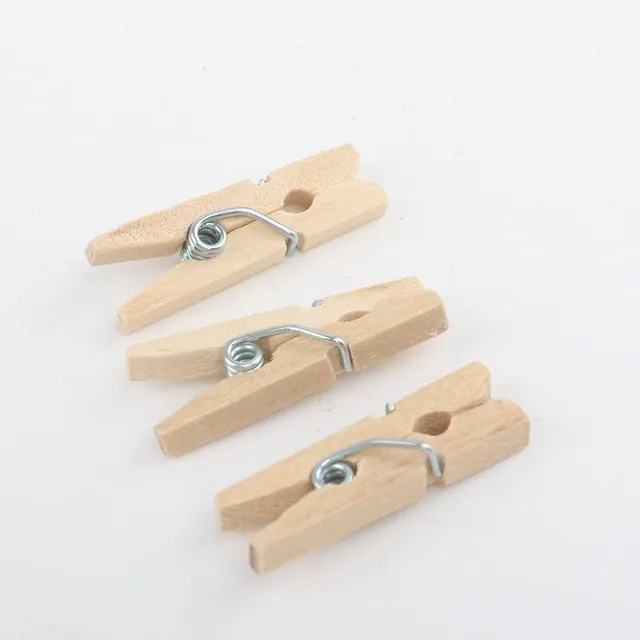 Wooden fixed pegs of wood