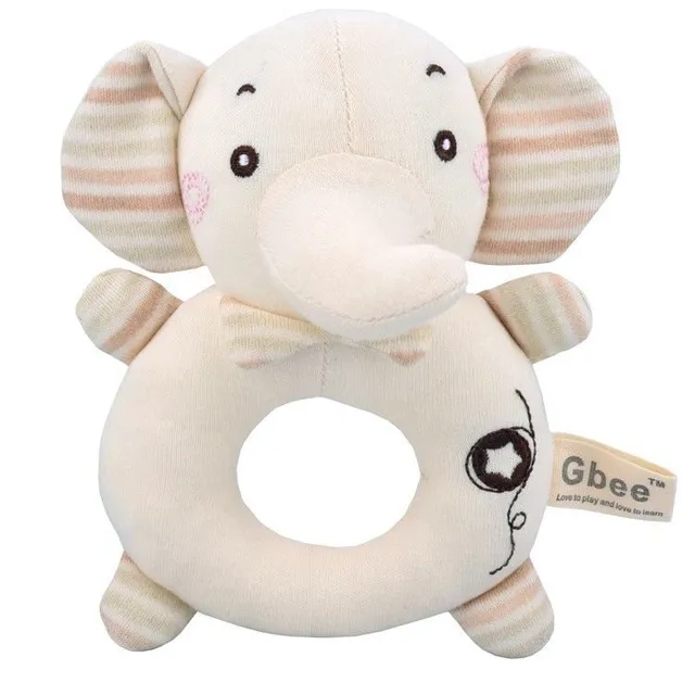 Children's educational toys for babies - stuffed spiral for egg or stroller Elephant F