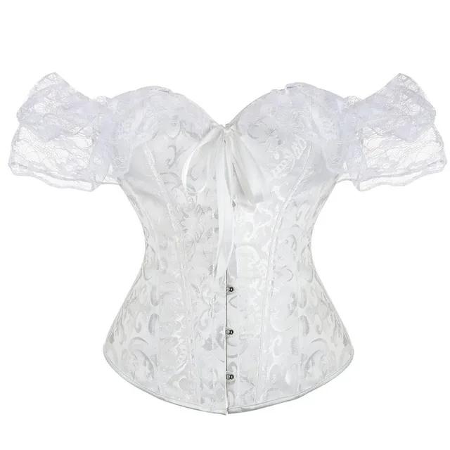 Women's modern corset with silk sleeves Mouha