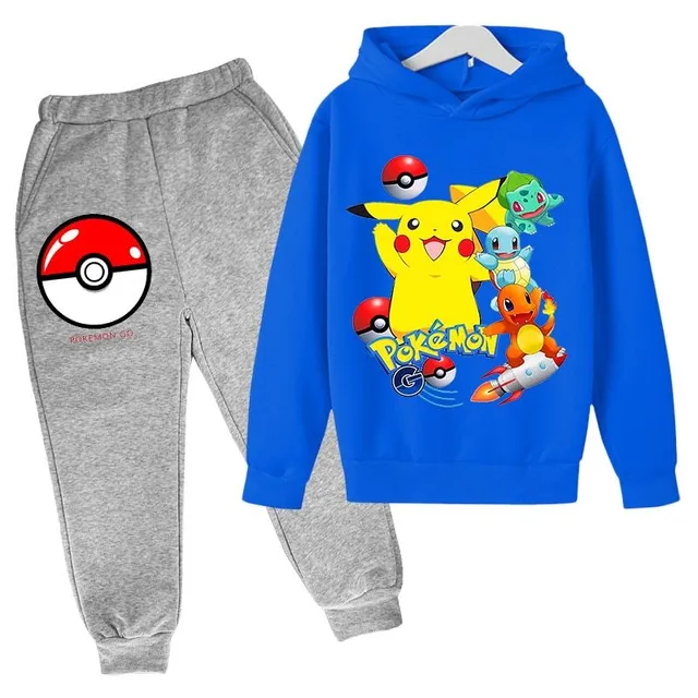 Stylowy dres dla dzieci z motywem Pokémon - różne typy