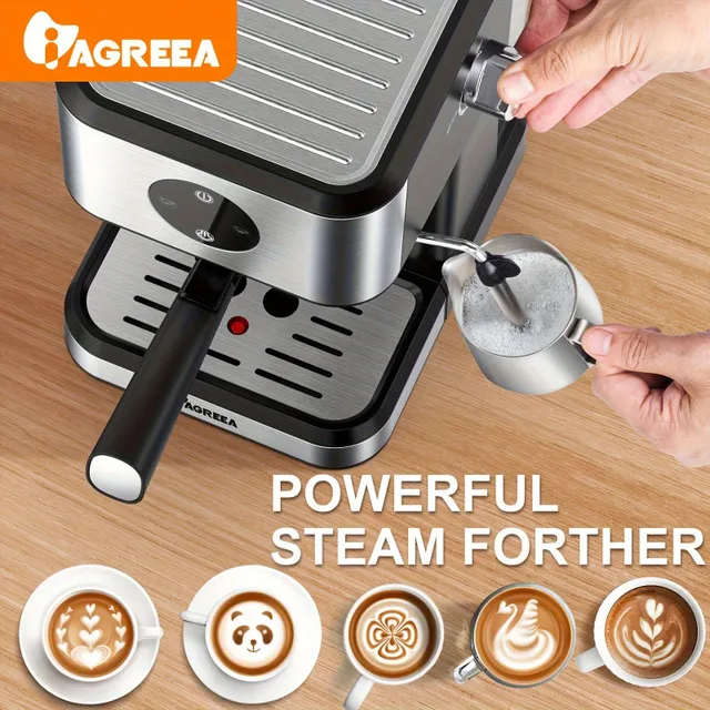 Semi-separate coffee maker with steam for espresso