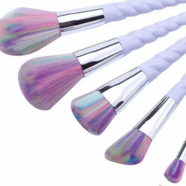 Set of brushes for makeup (10 pcs)