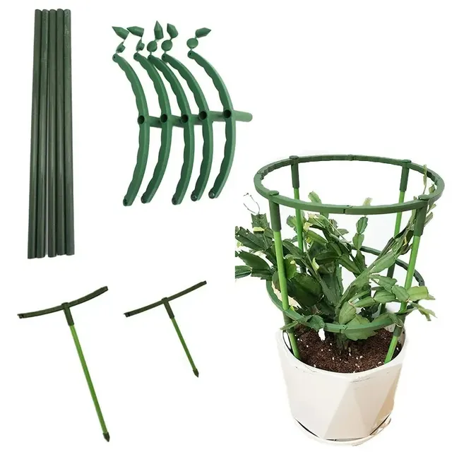 Support en plastique pour plantes - cadre semi-circulaire