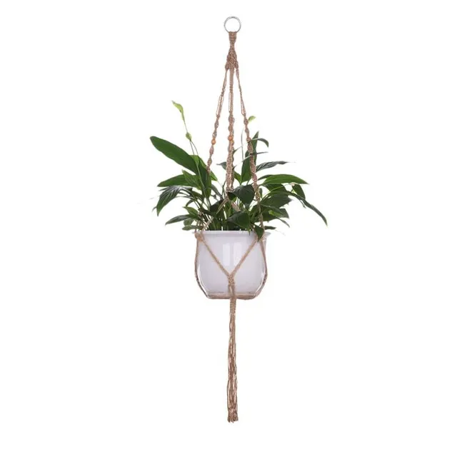 Hanging jute holder Retro