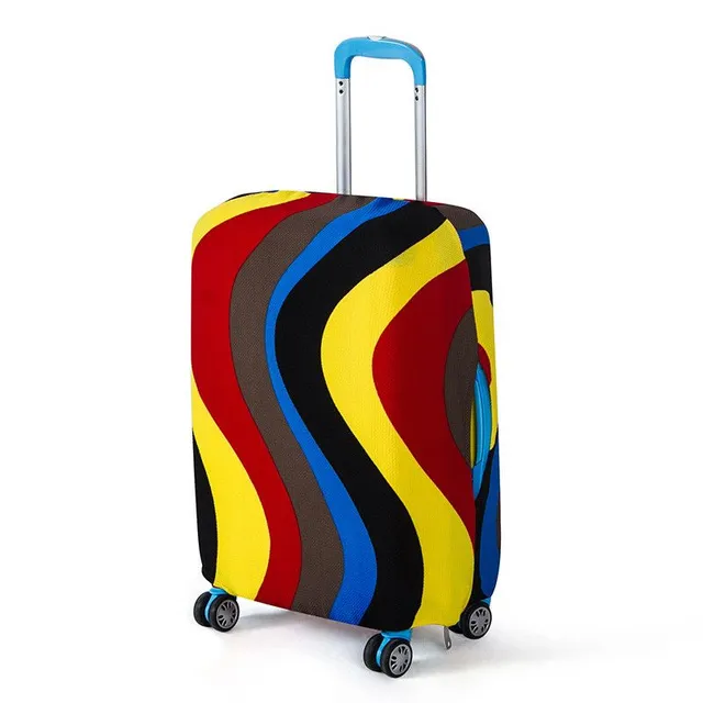 Protective case for Sutton travel suitcase 3 sizes - rainbow