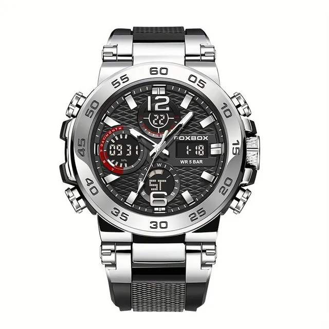 Montre de sport étanche pour homme avec double affichage