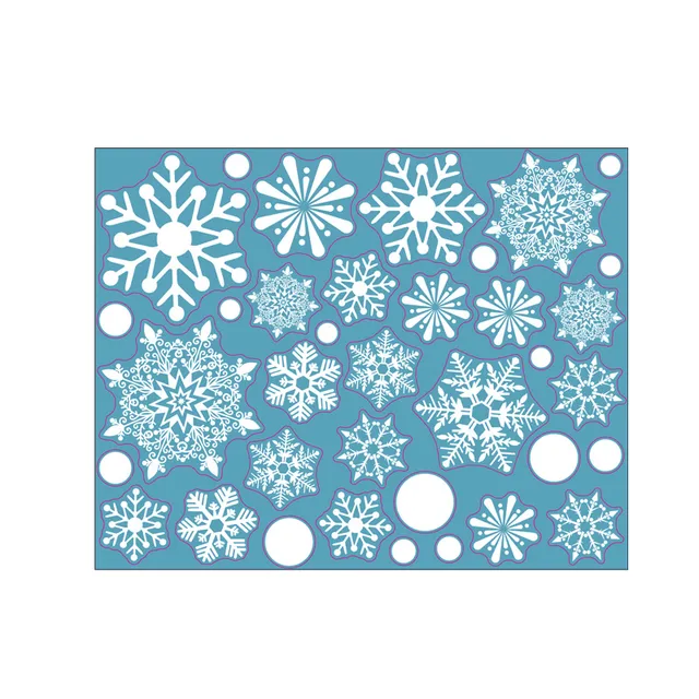 Christmas Window Stickers Snowflake - 36 Pieces