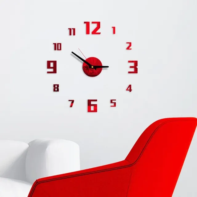 Stylish modern 3D clock