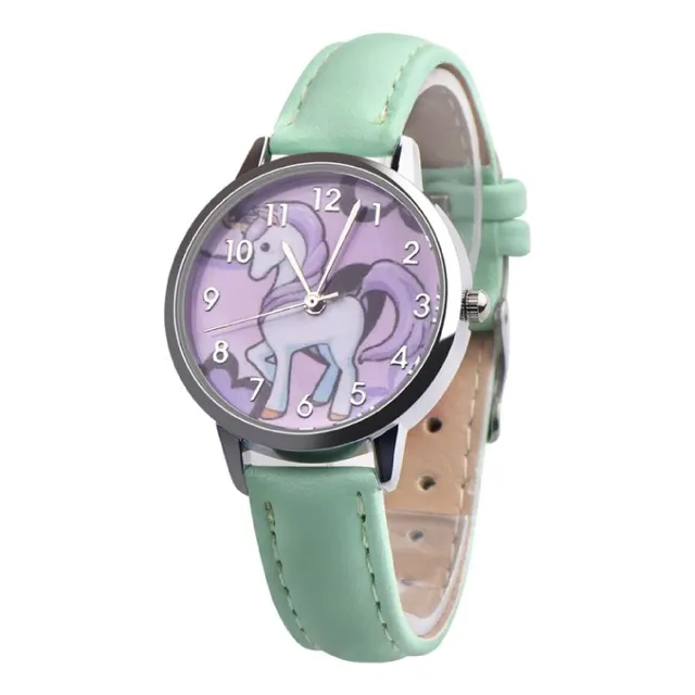 Ceasuri pentru copii cu unicorn Davi - mai multe culori