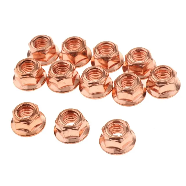 Copper nut M8 12 pcs