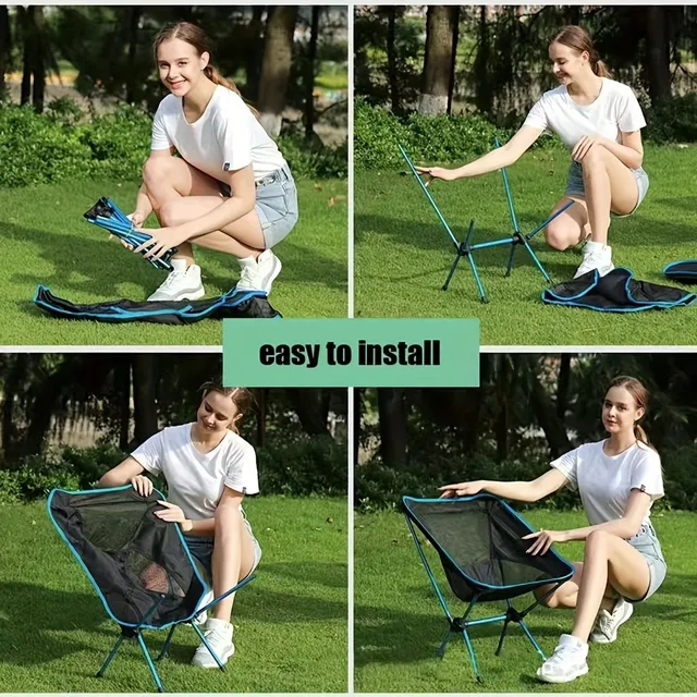 Removable portable folding monthly chair - Ideal for camping, beach, fishing