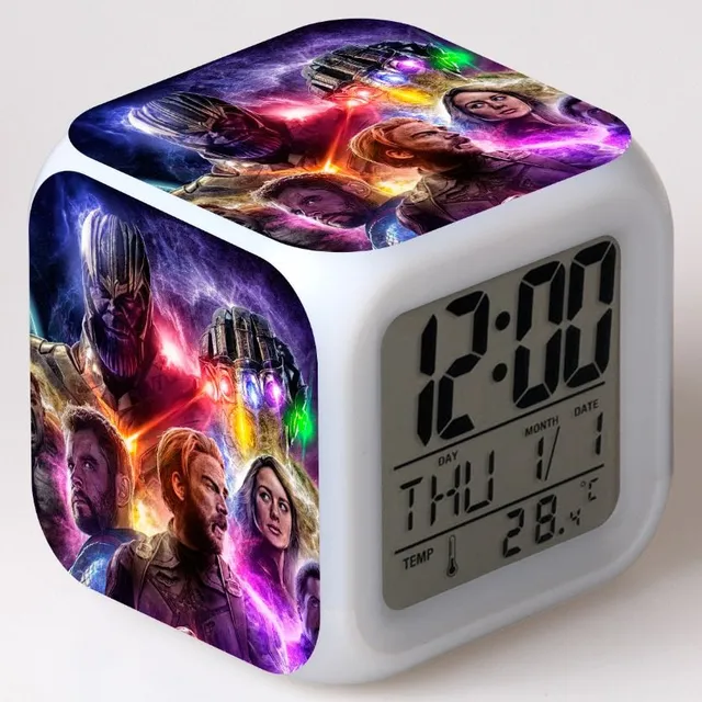 Alarm clock with theme Avengers 17