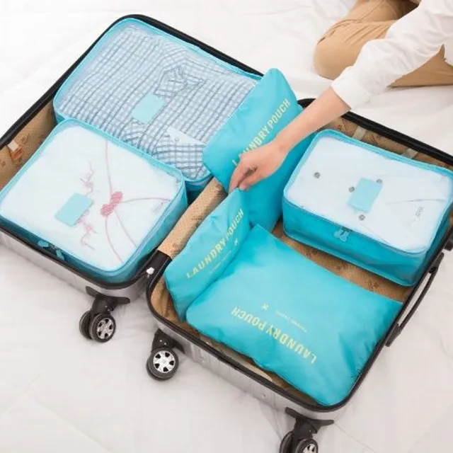 Organizers in the travel trunk - 6 pcs