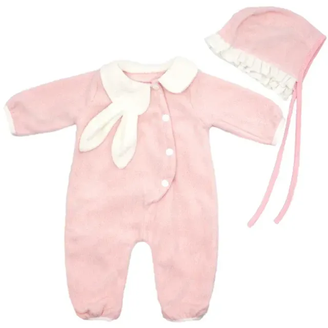 Clothing for baby doll 55 cm large - Set of dresses and socks