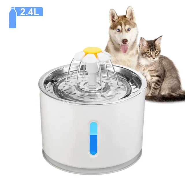 Filtering fountain/watering can for cats